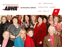 Tablet Screenshot of abwa-ie.org